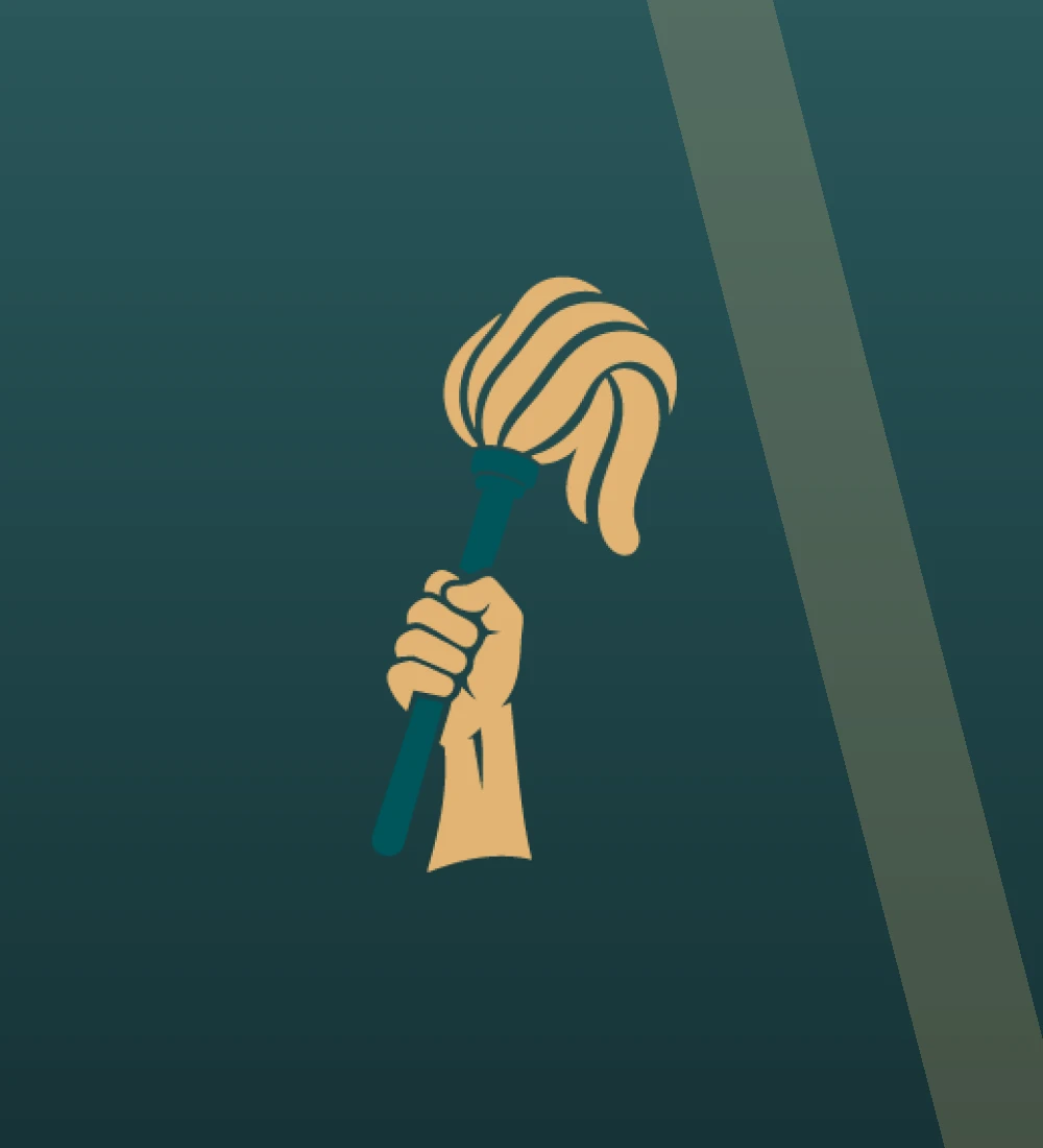 The Olimpia torch: the flame is a mop head